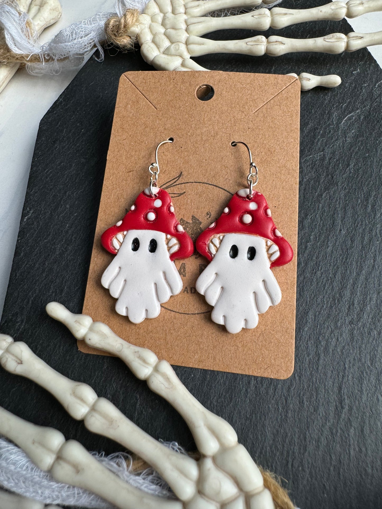 Mr. Mushie Ghost Dangle