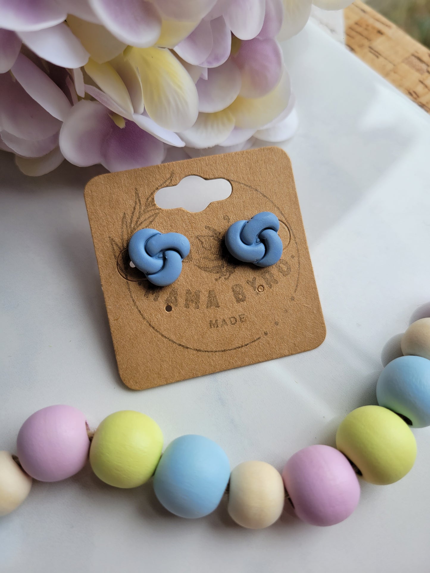 Blue Knot Studs