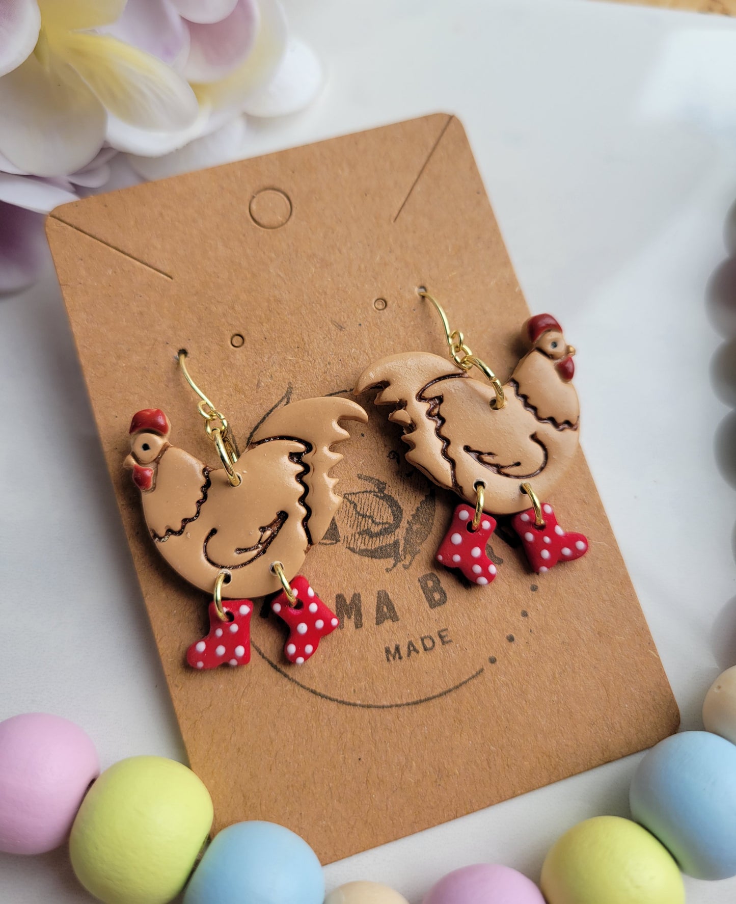 Chicky w/ Red Boot Dangles