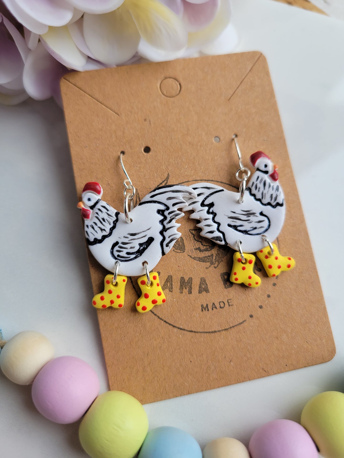Chicky w/ Yellow Boot Dangles