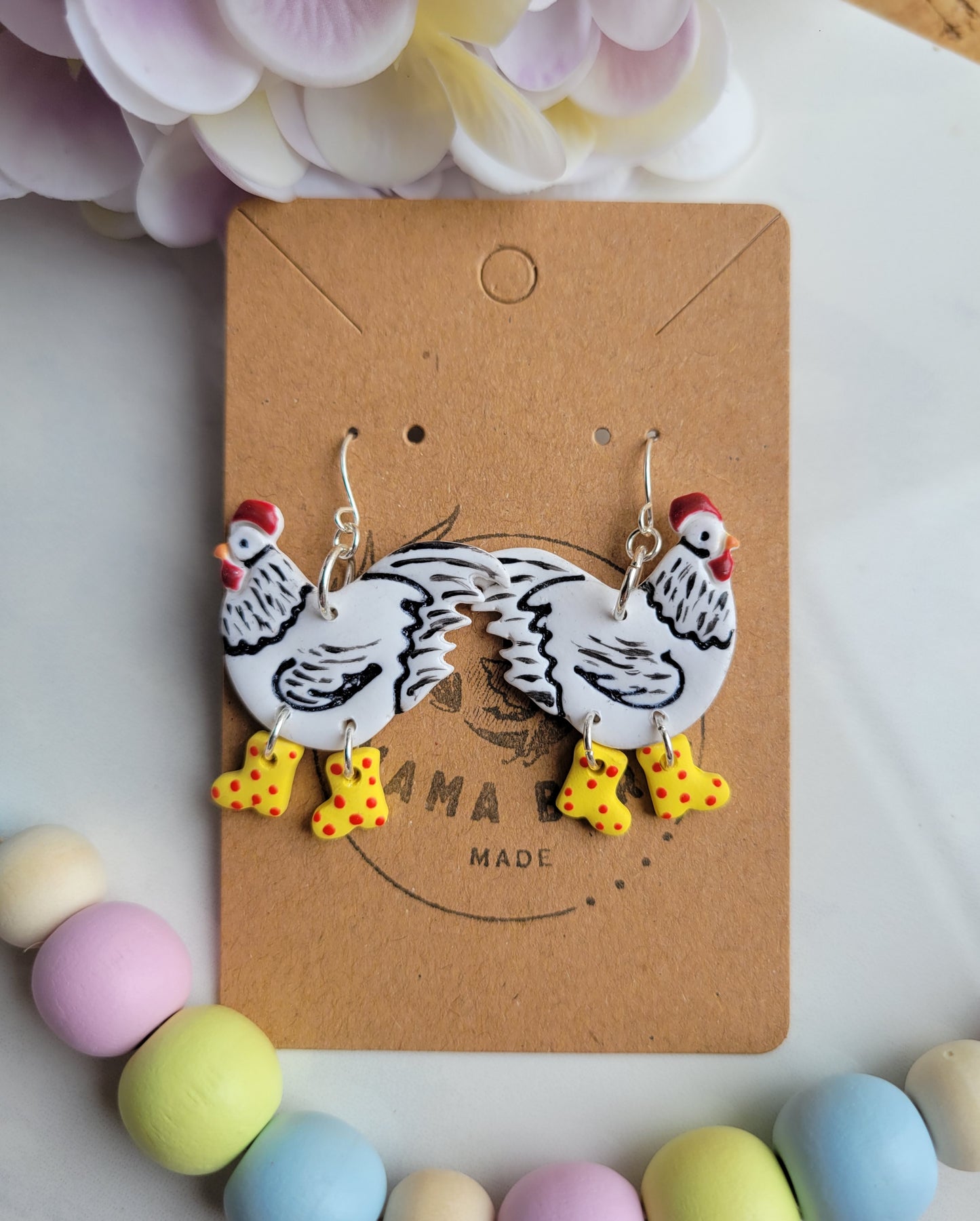 Chicky w/ Yellow Boot Dangles