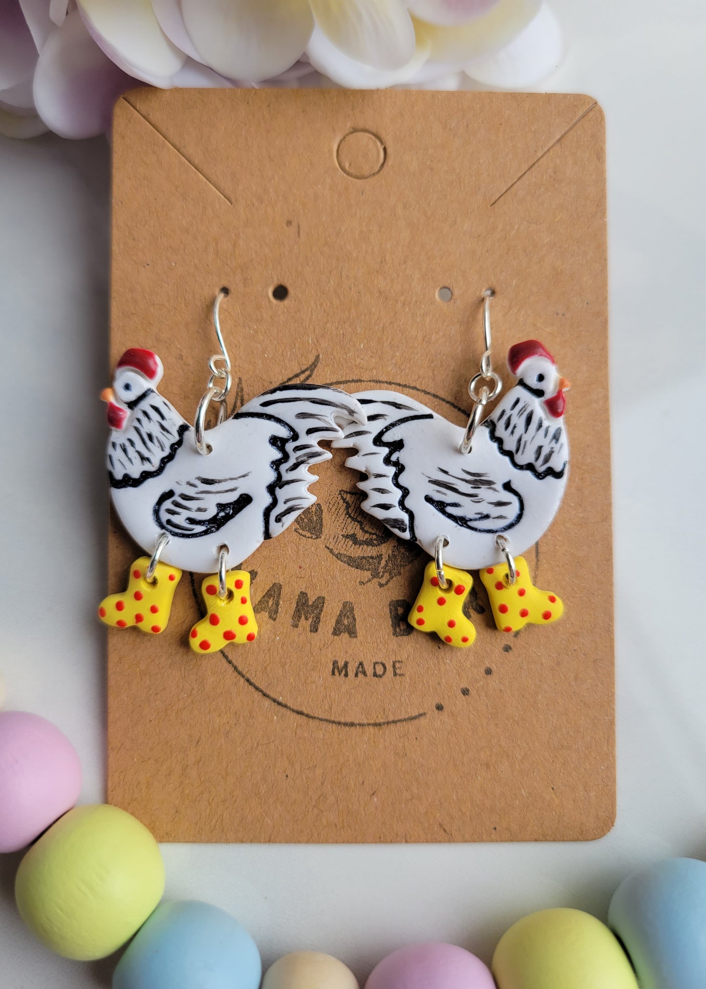 Chicky w/ Yellow Boot Dangles