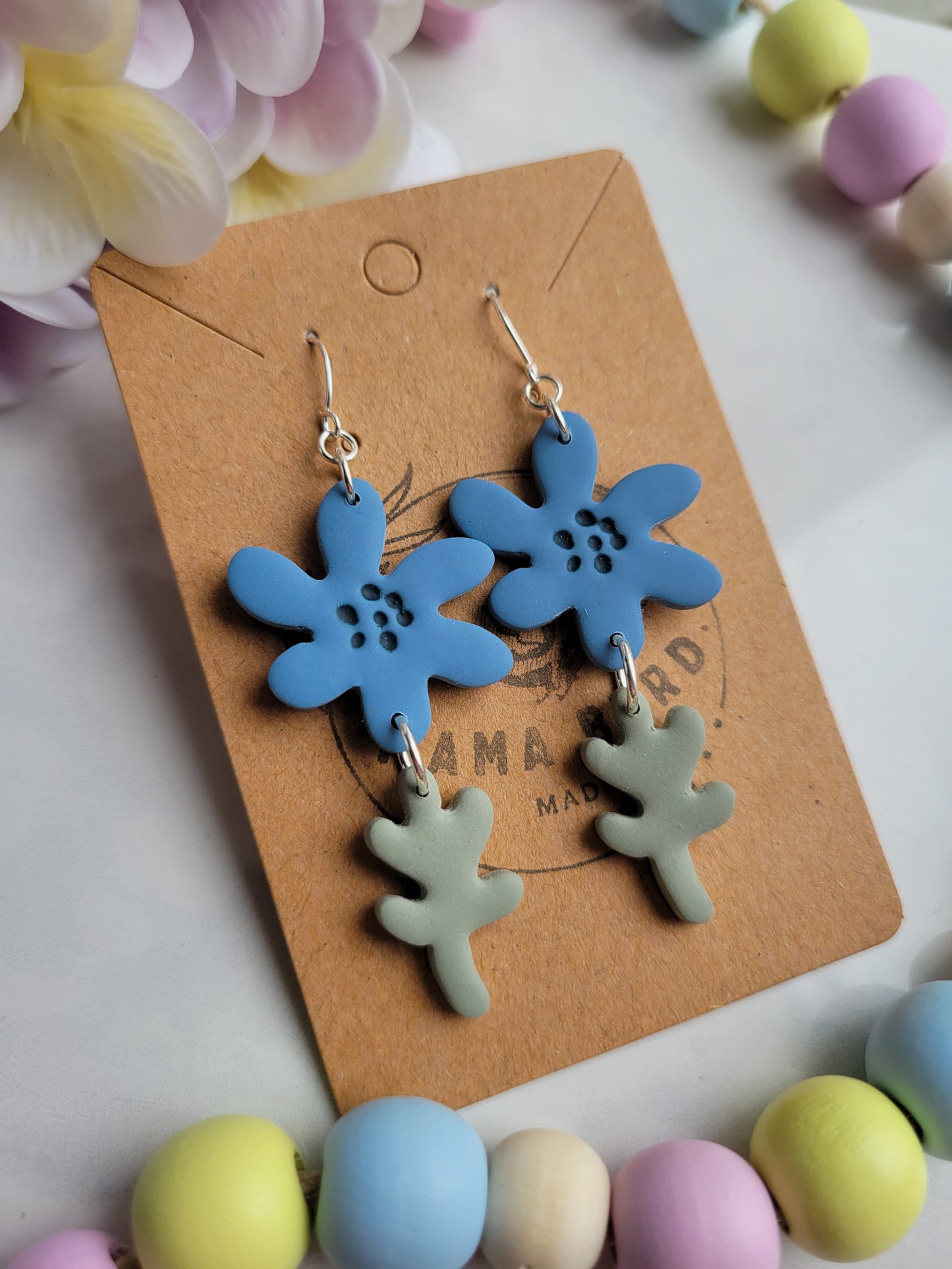 Blue Spring Flower Dangles