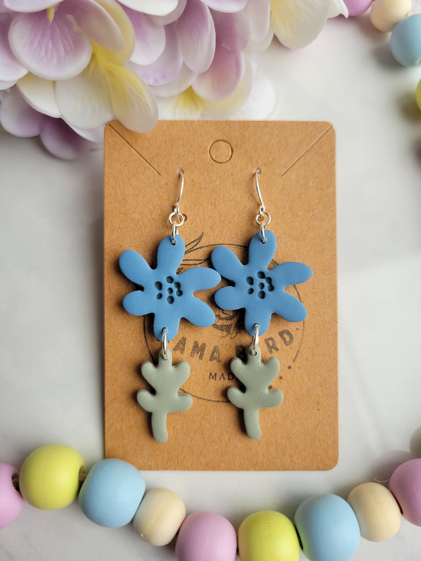 Blue Spring Flower Dangles
