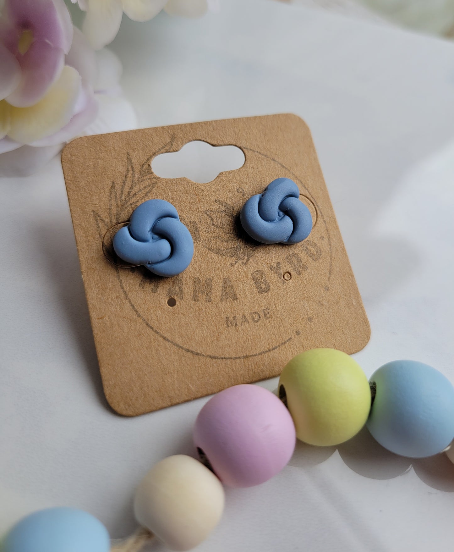 Blue Knot Studs