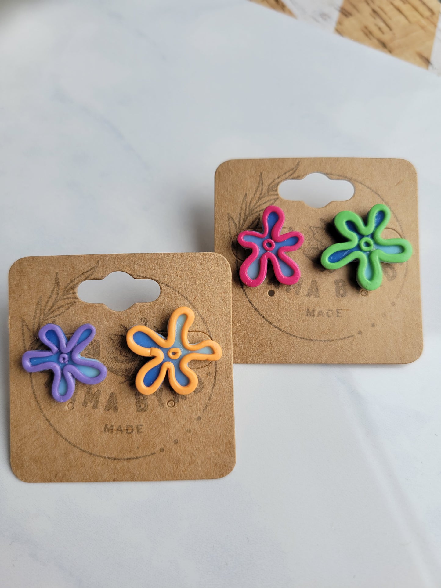 SpongeBob Inspired Studs