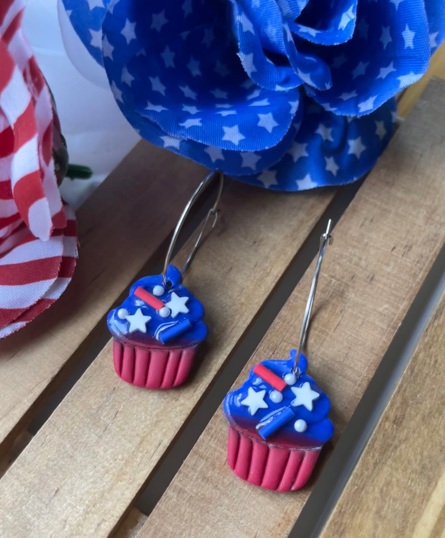 4th of July Cupcake Hoops