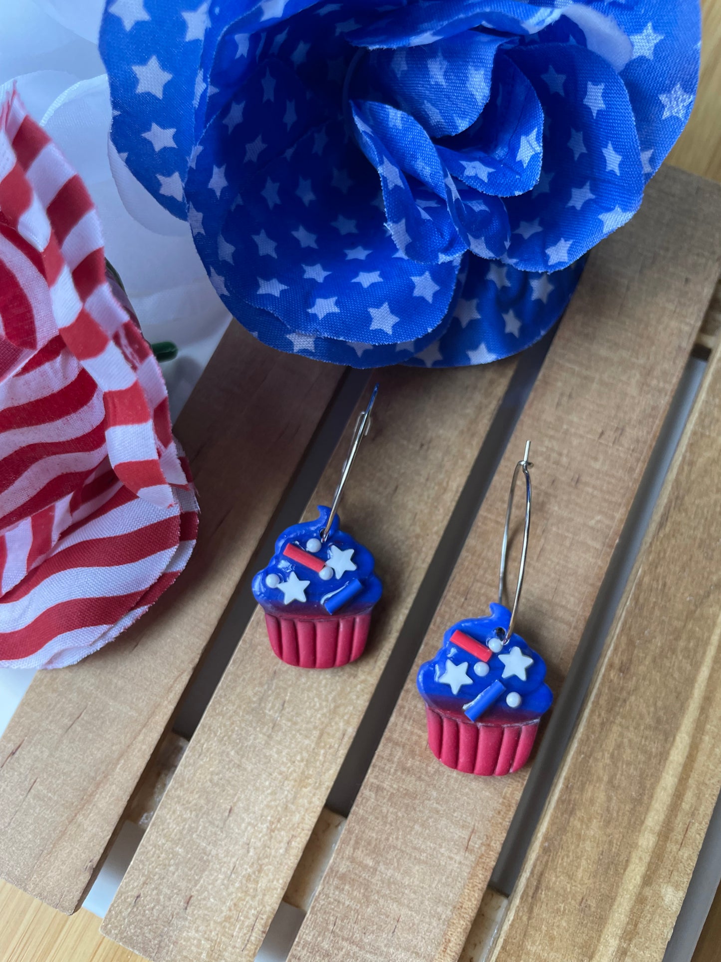 4th of July Cupcake Hoops
