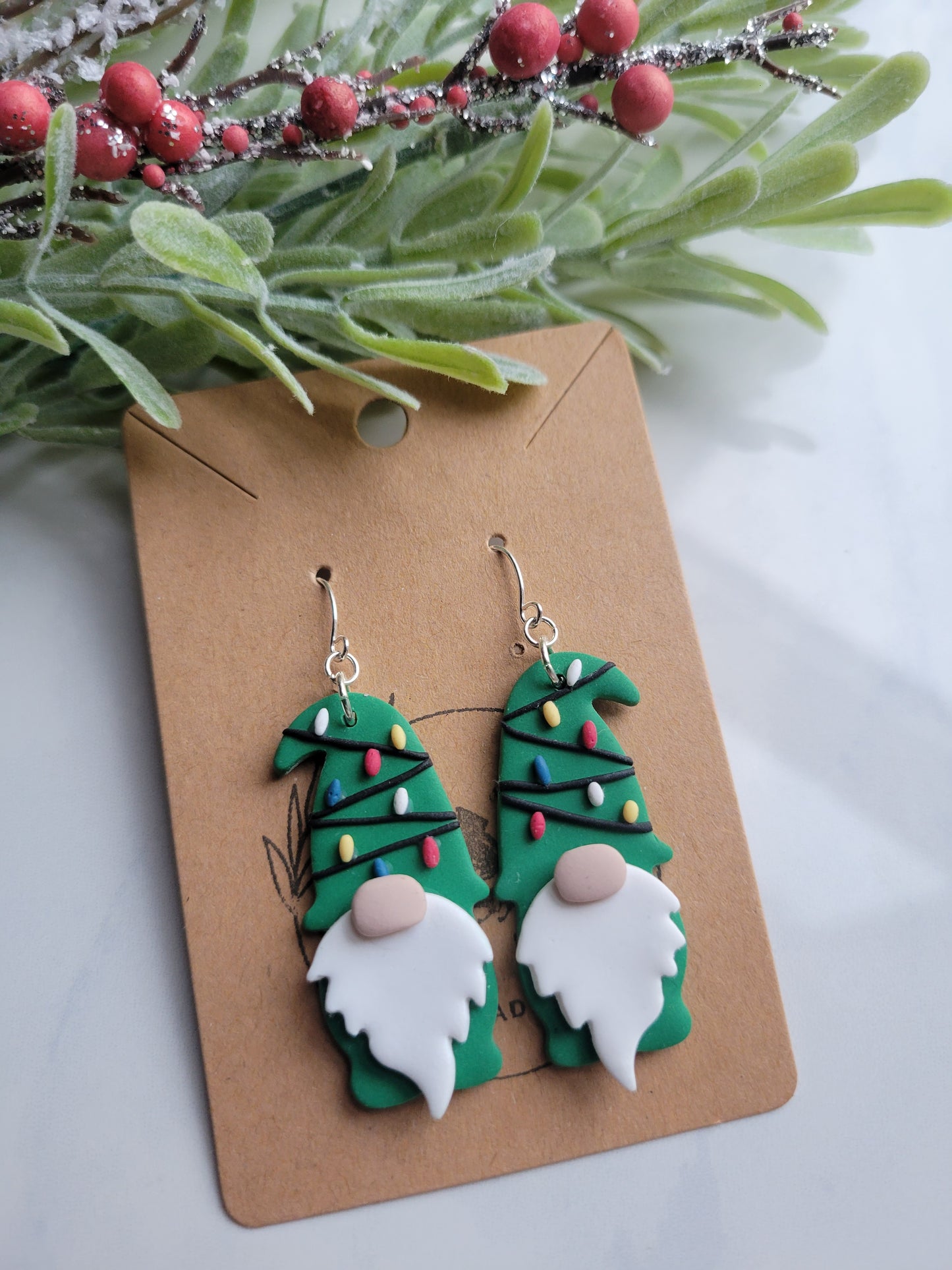 Lit Gnome Dangles