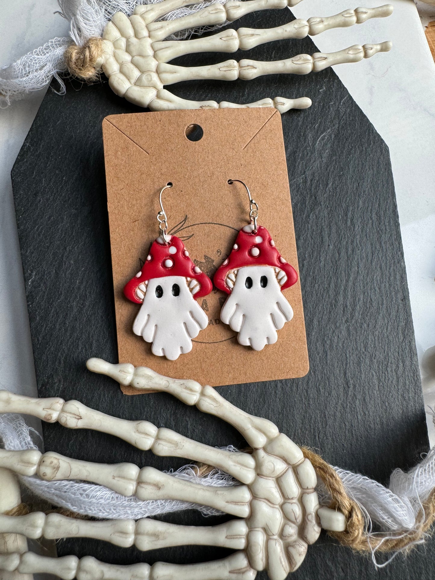 Mr. Mushie Ghost Dangle