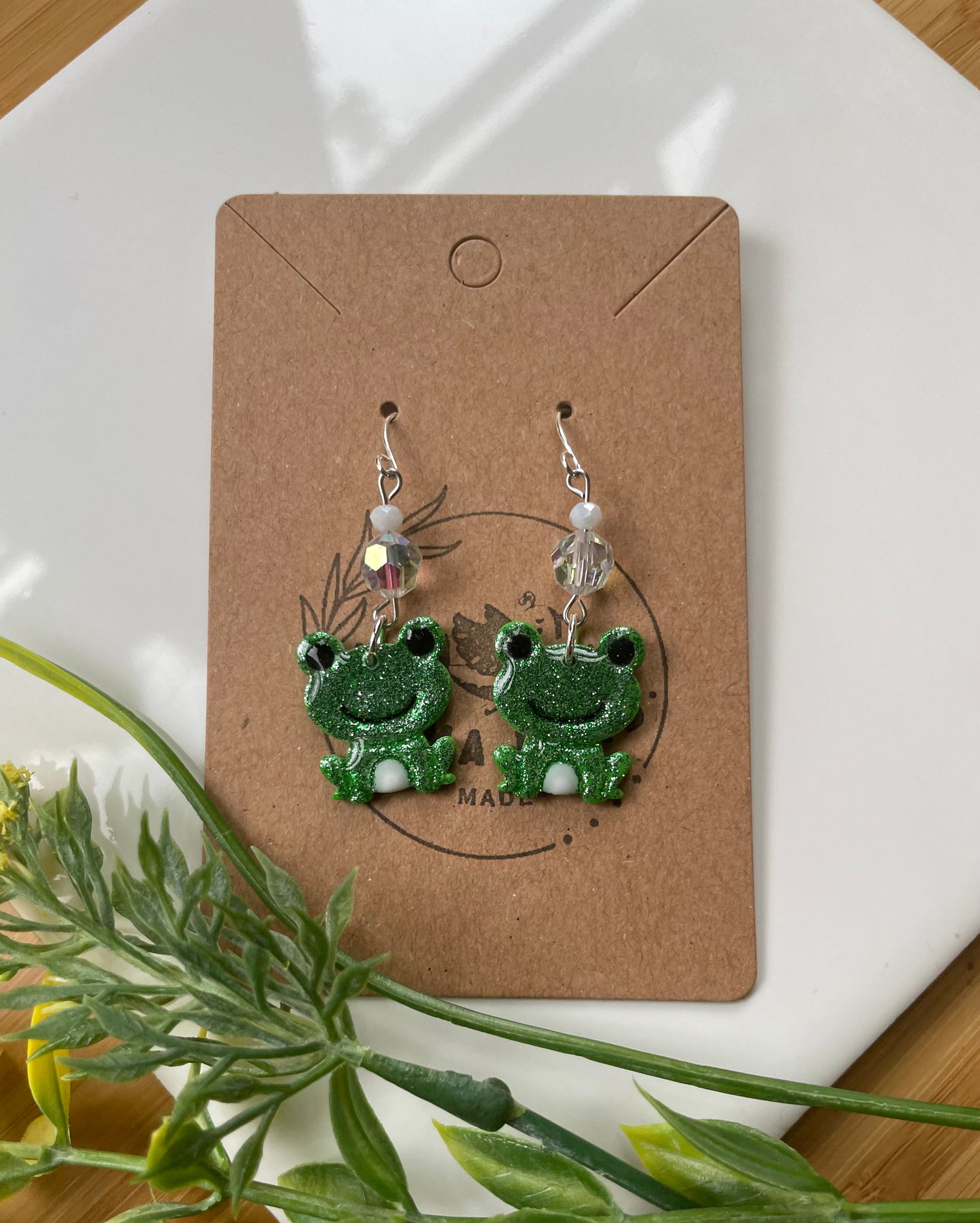 Sparkly Froggie Dangle
