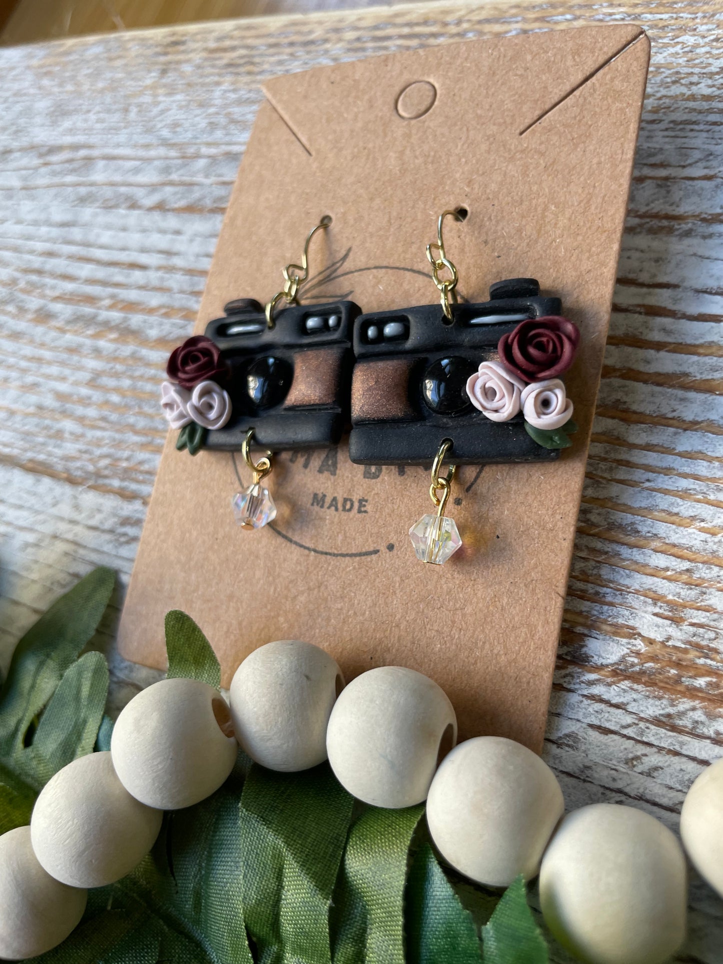 Floral Camera Dangles
