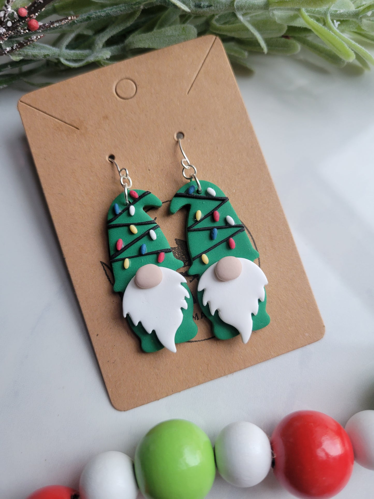 Lit Gnome Dangles