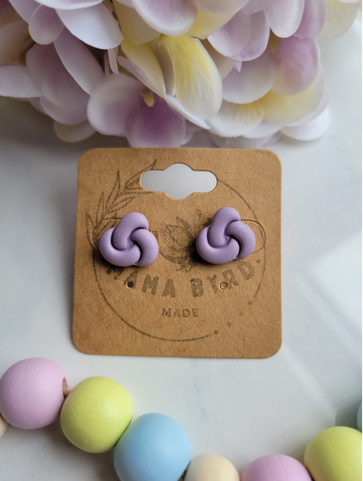 Purple Knot Studs