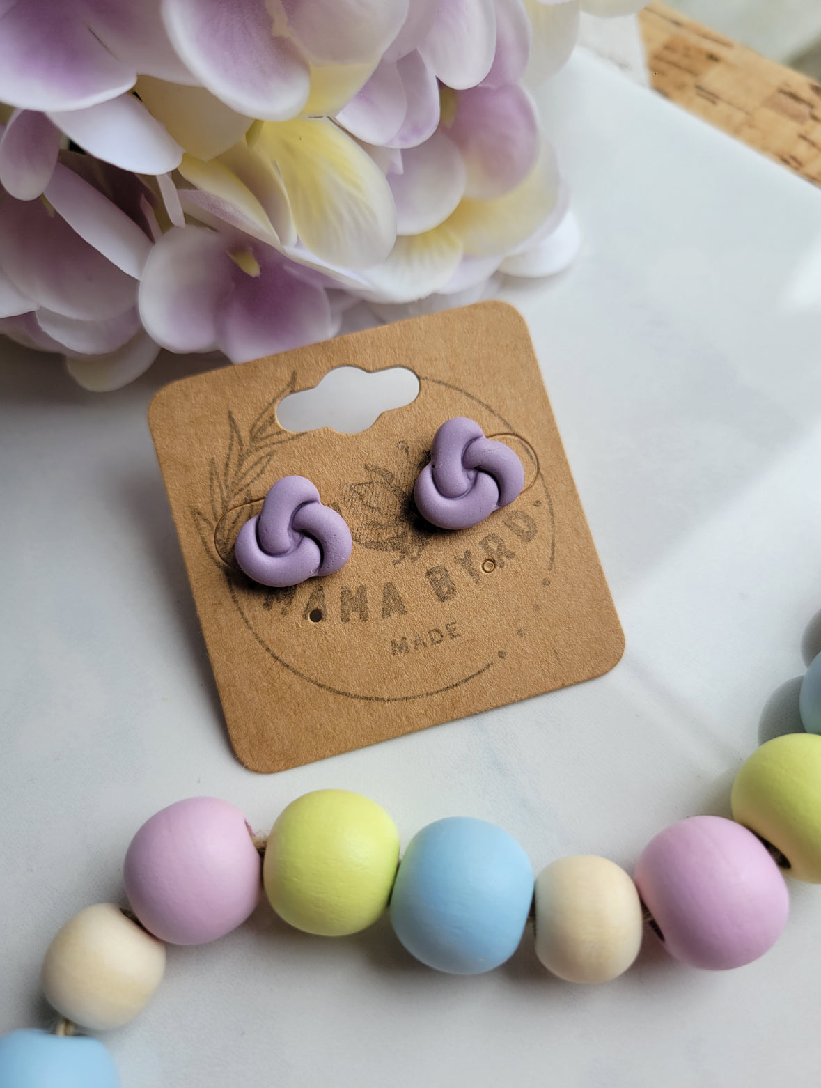 Purple Knot Studs
