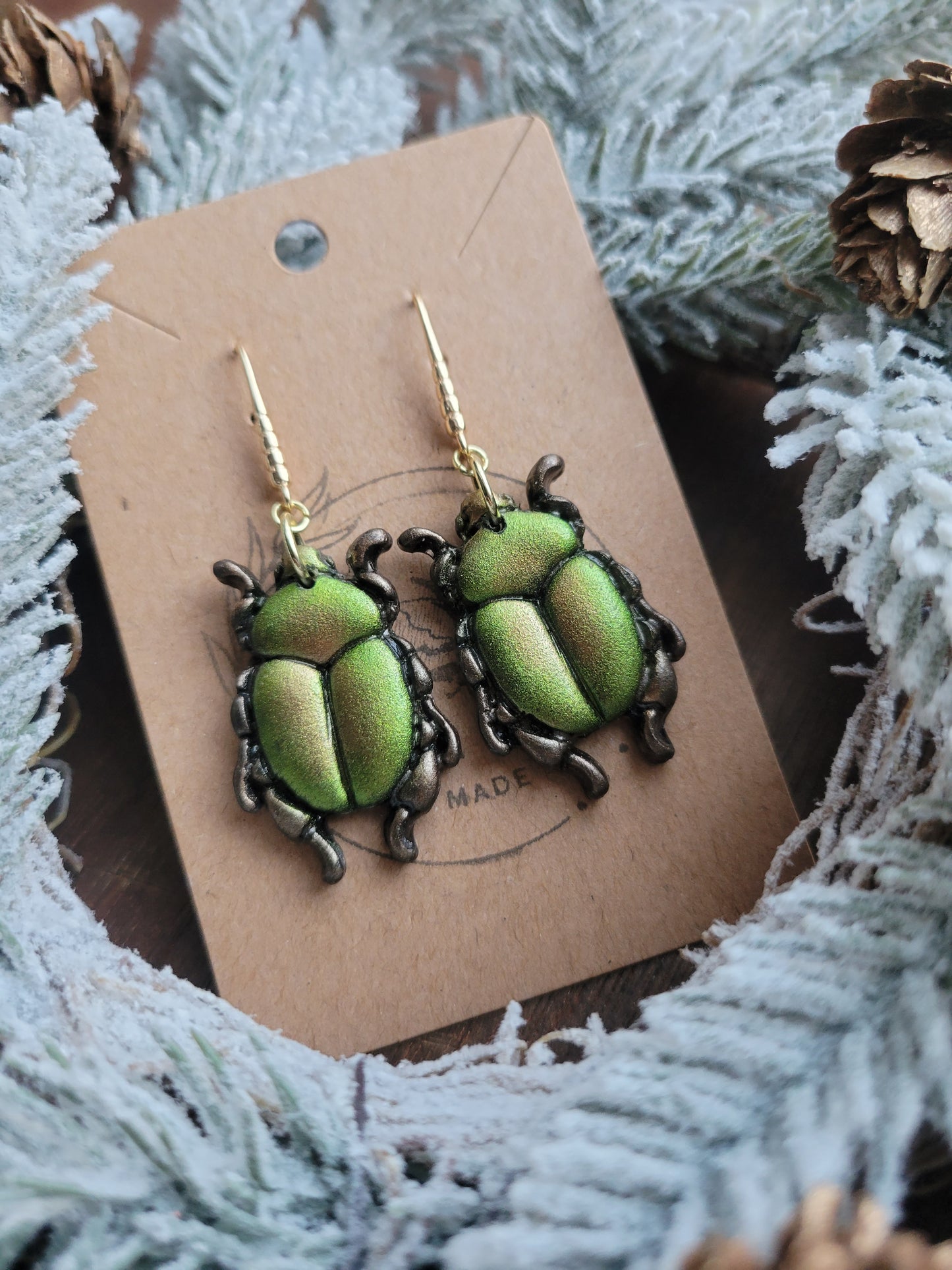 June Bug Beetle Dangles