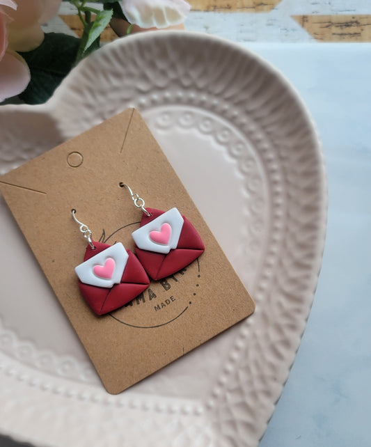 Love Letter Red Dangles