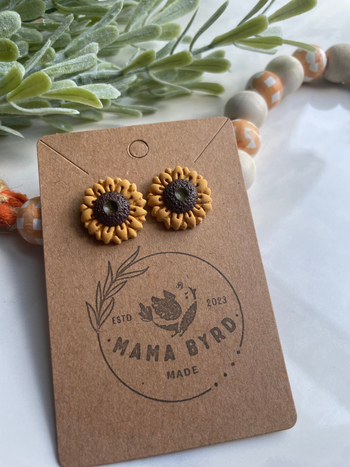 Sunflower Studs