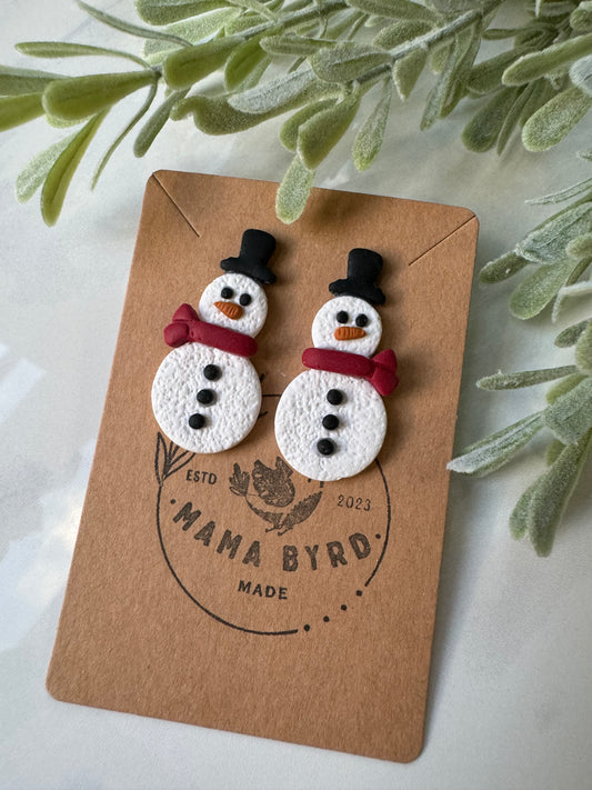 Sir Snowman Studs