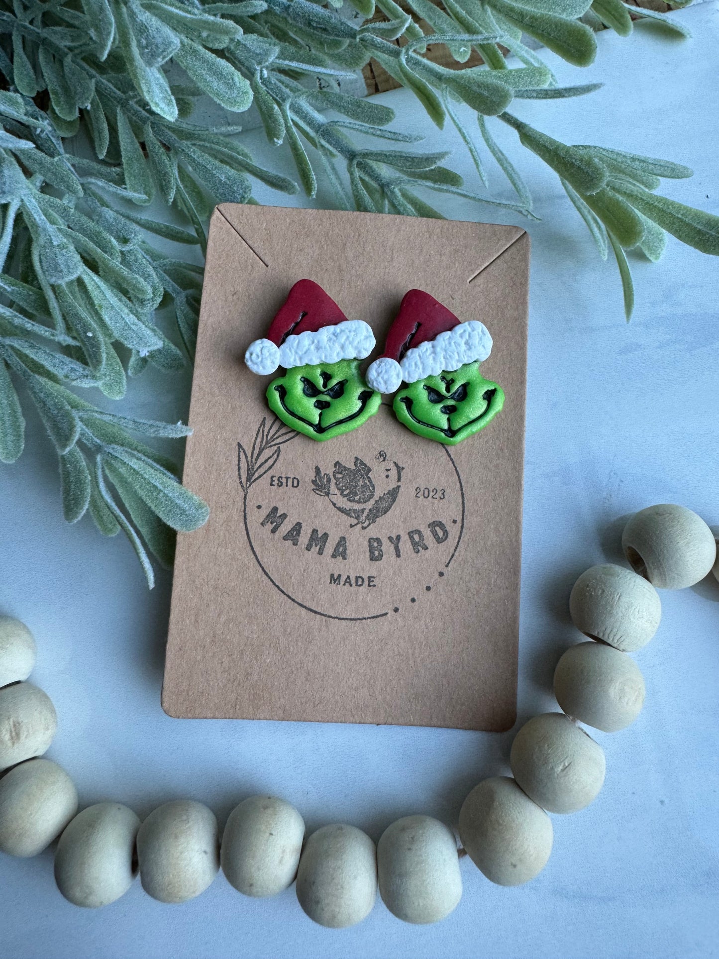 Mister Grinch Studs