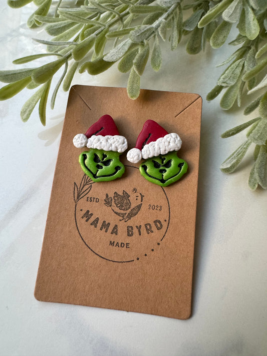 Mister Grinch Studs