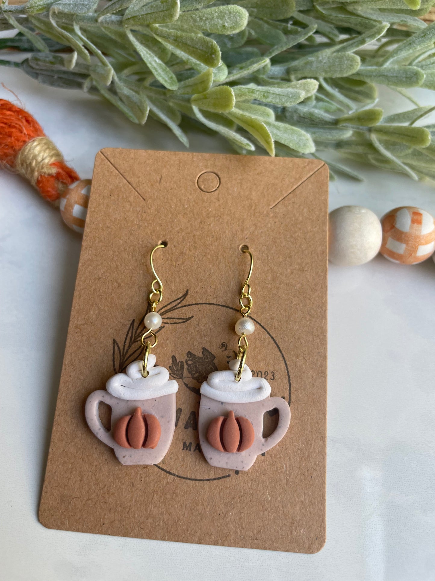 Pumpkin Coffee Mug Dangle