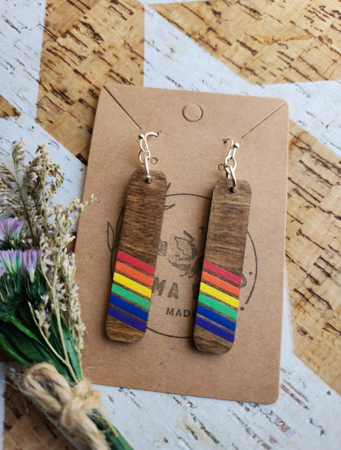 PRIDE wooden dangles
