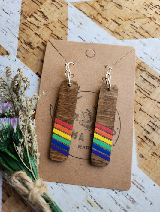 PRIDE wooden dangles