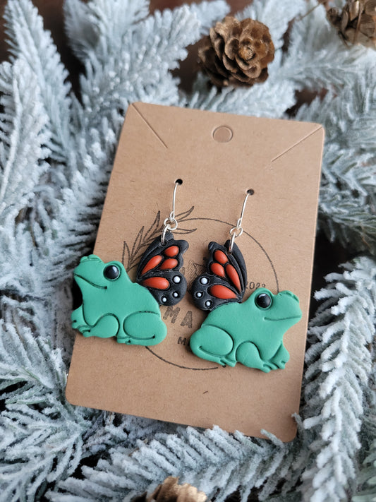 Froggie w/ Butterfly Wing Dangles