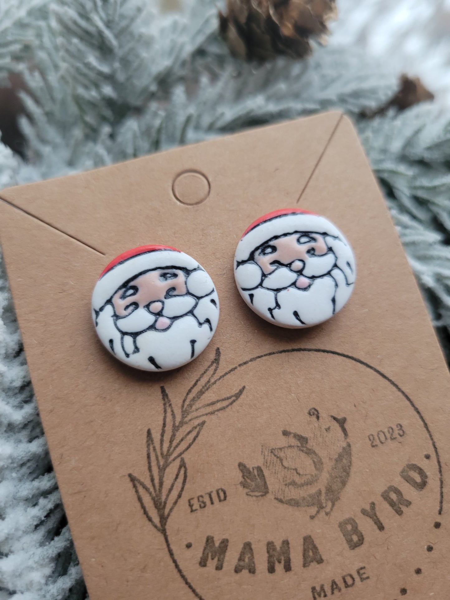 Santa Claus Studs