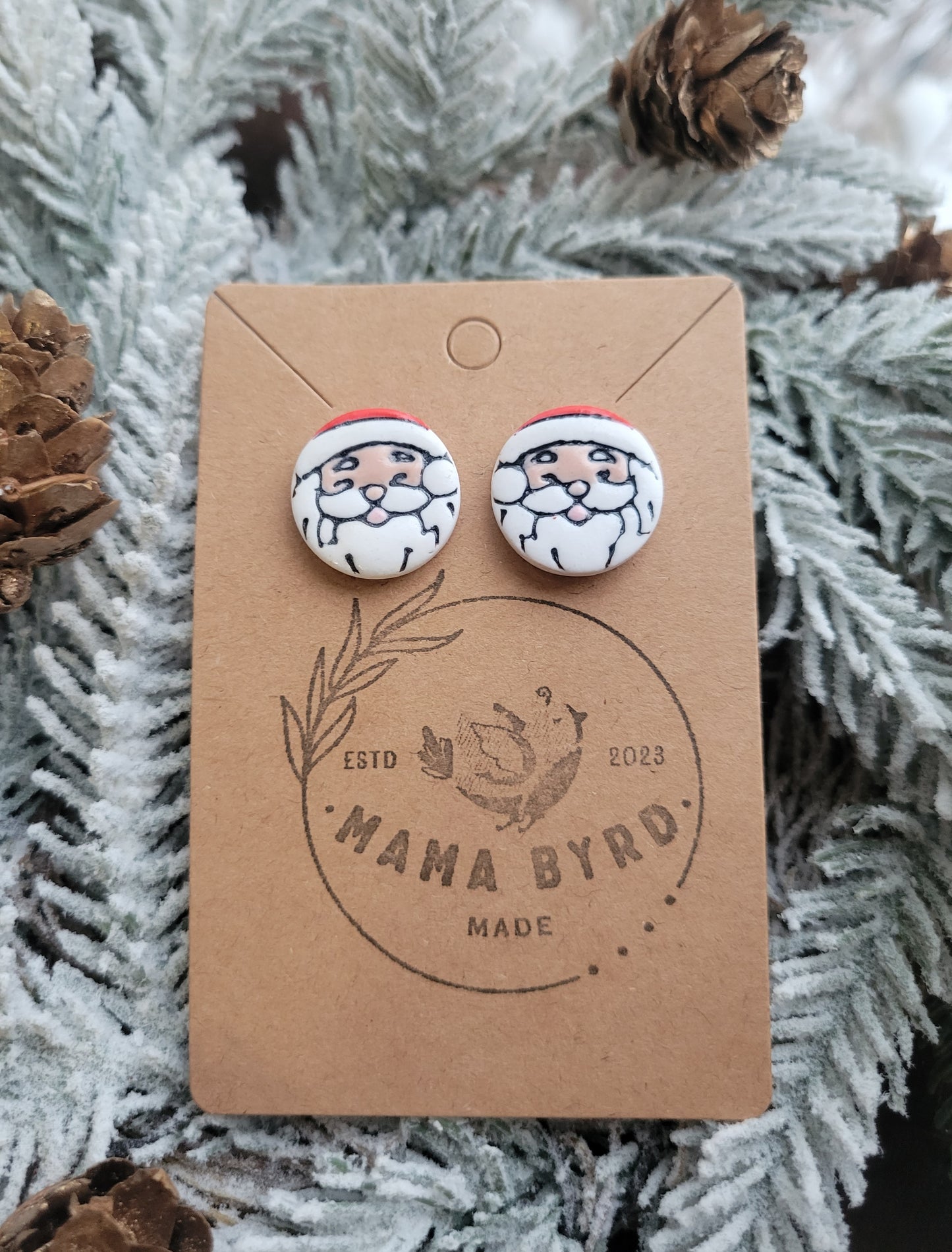 Santa Claus Studs