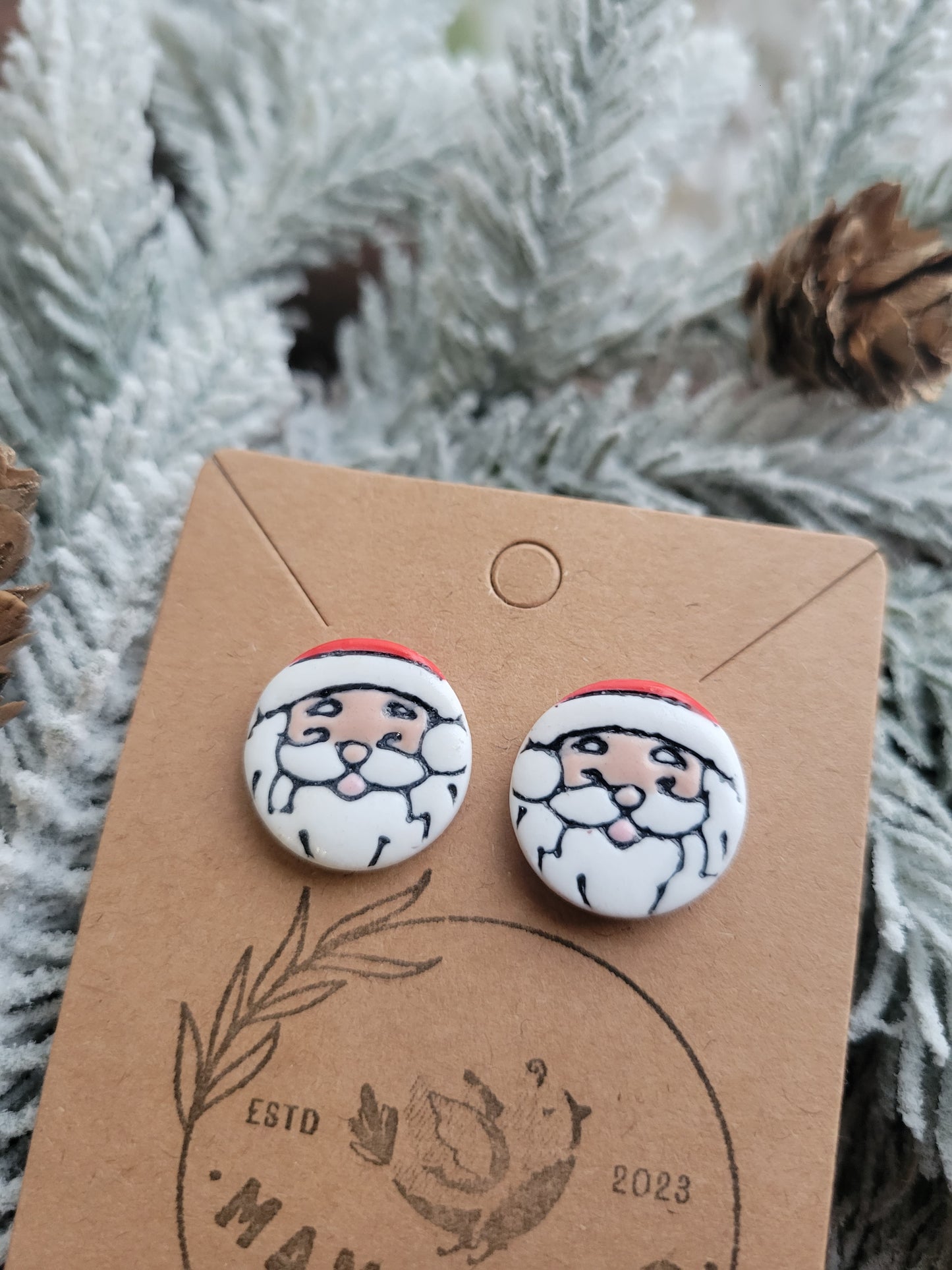 Santa Claus Studs